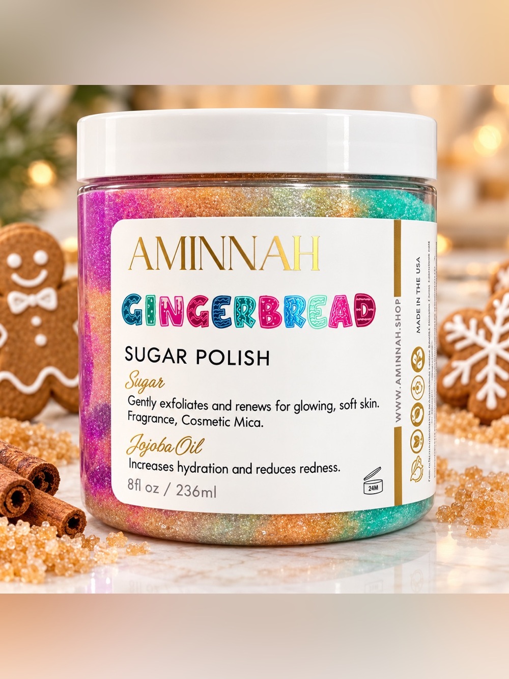 Aminnah Gingerbread Sugar Polish - Multicolor
